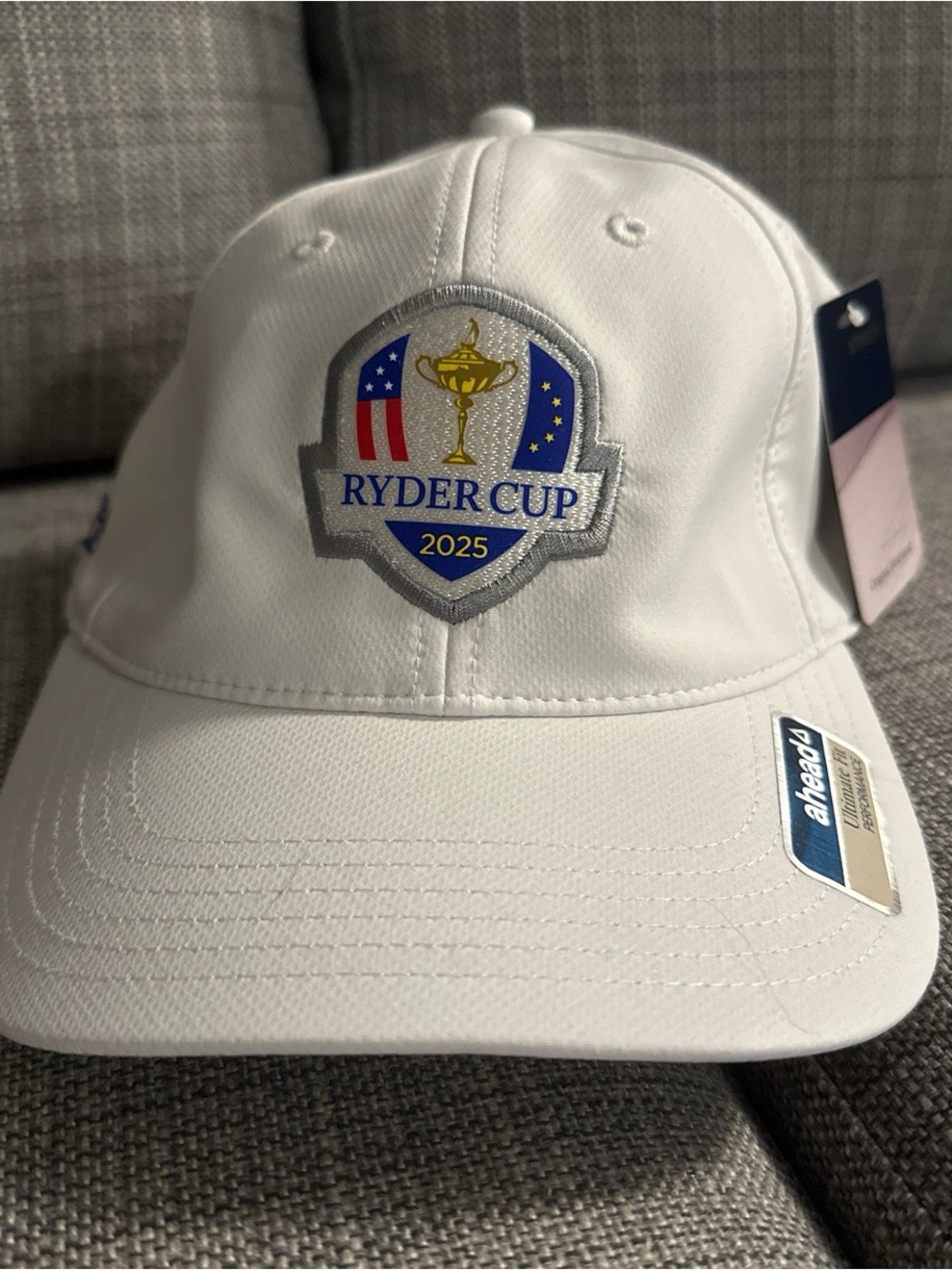 Head White Ryder Cup 2025 Embroidered Golf Cap